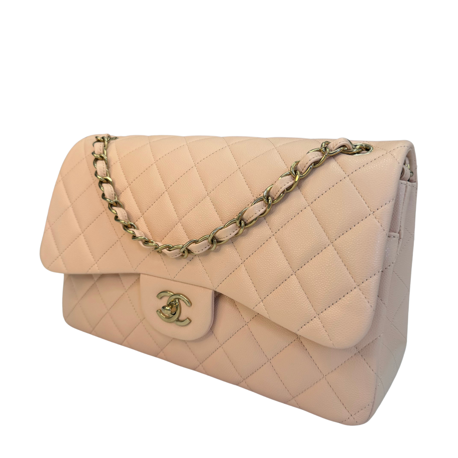 Chanel Jumbo Double Flap Classic Light Beige