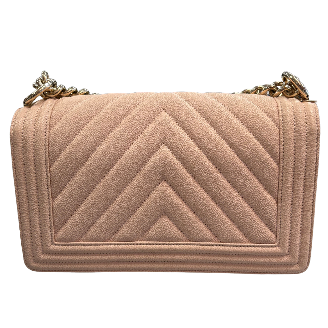 Chanel Chevron Boy Bag