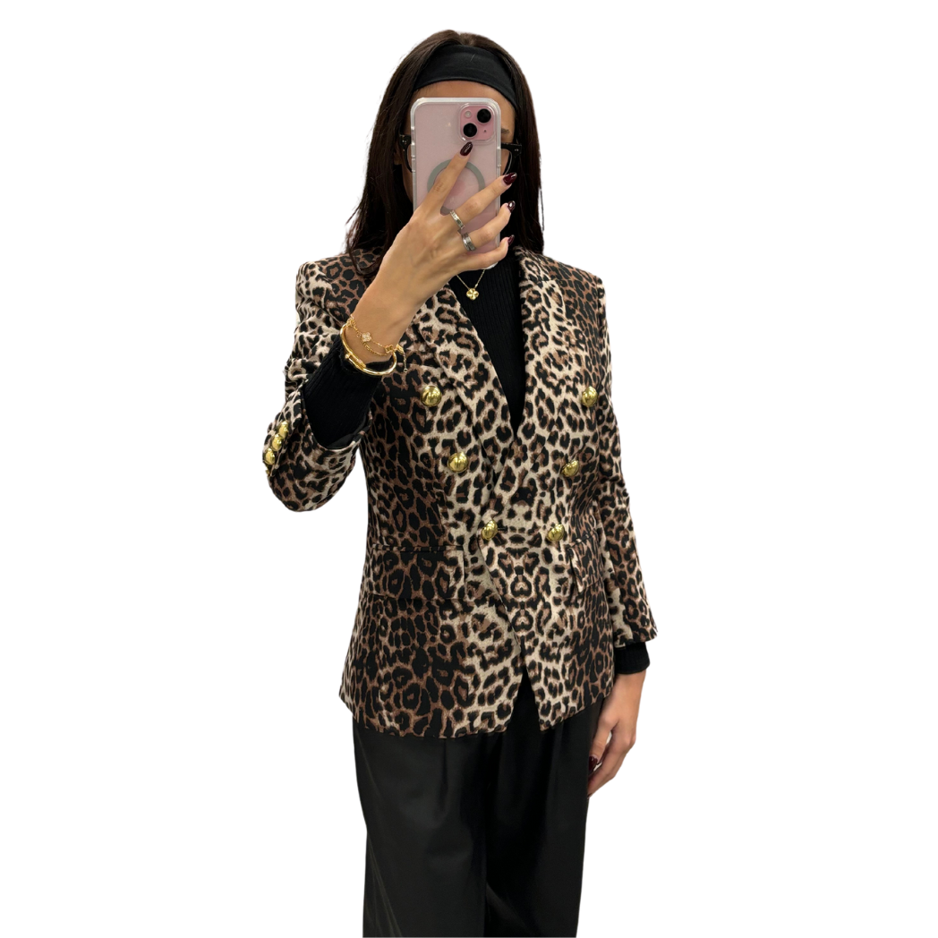 Veronica Beard Leopard Blazer