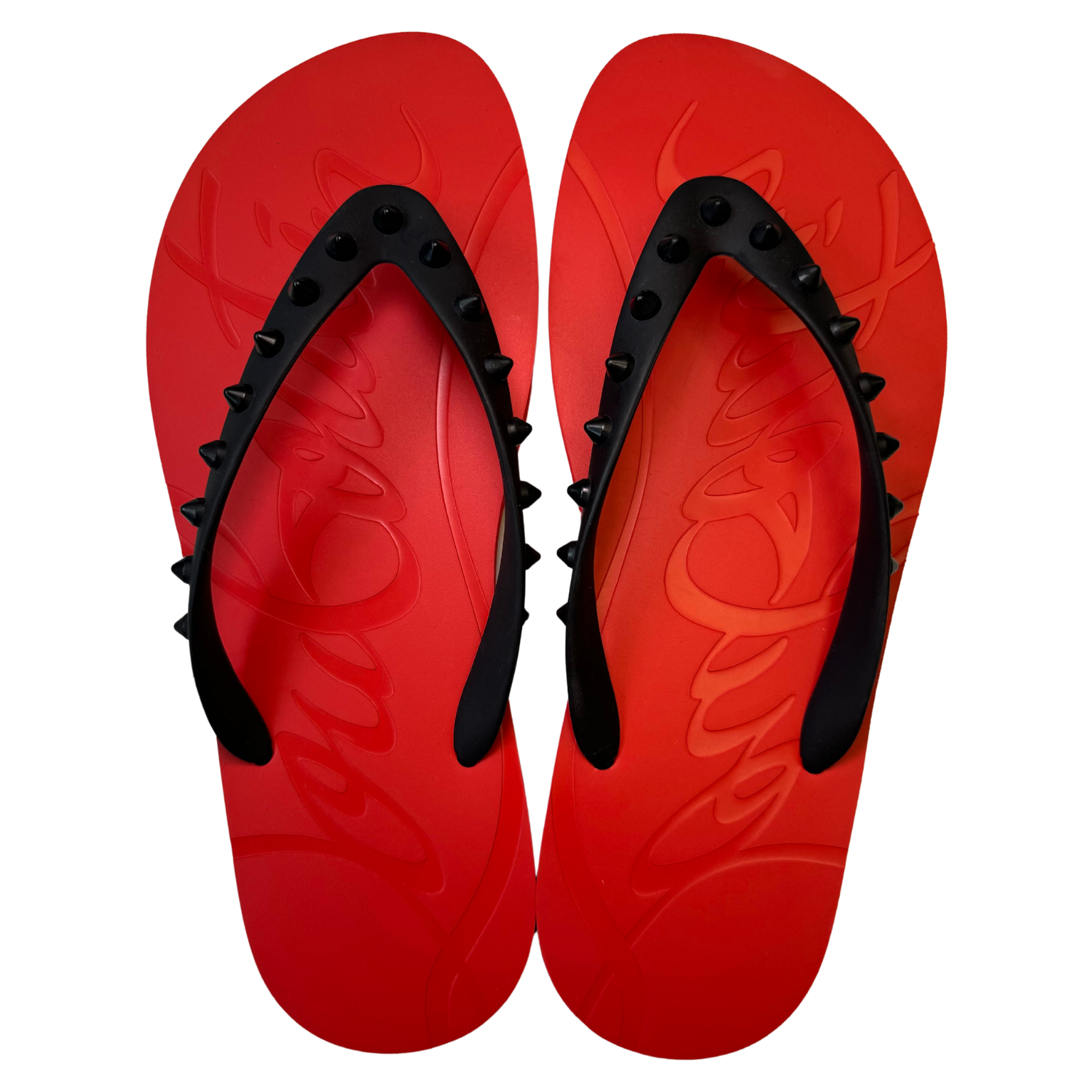 Christian Louboutin Loubi Flip Flops