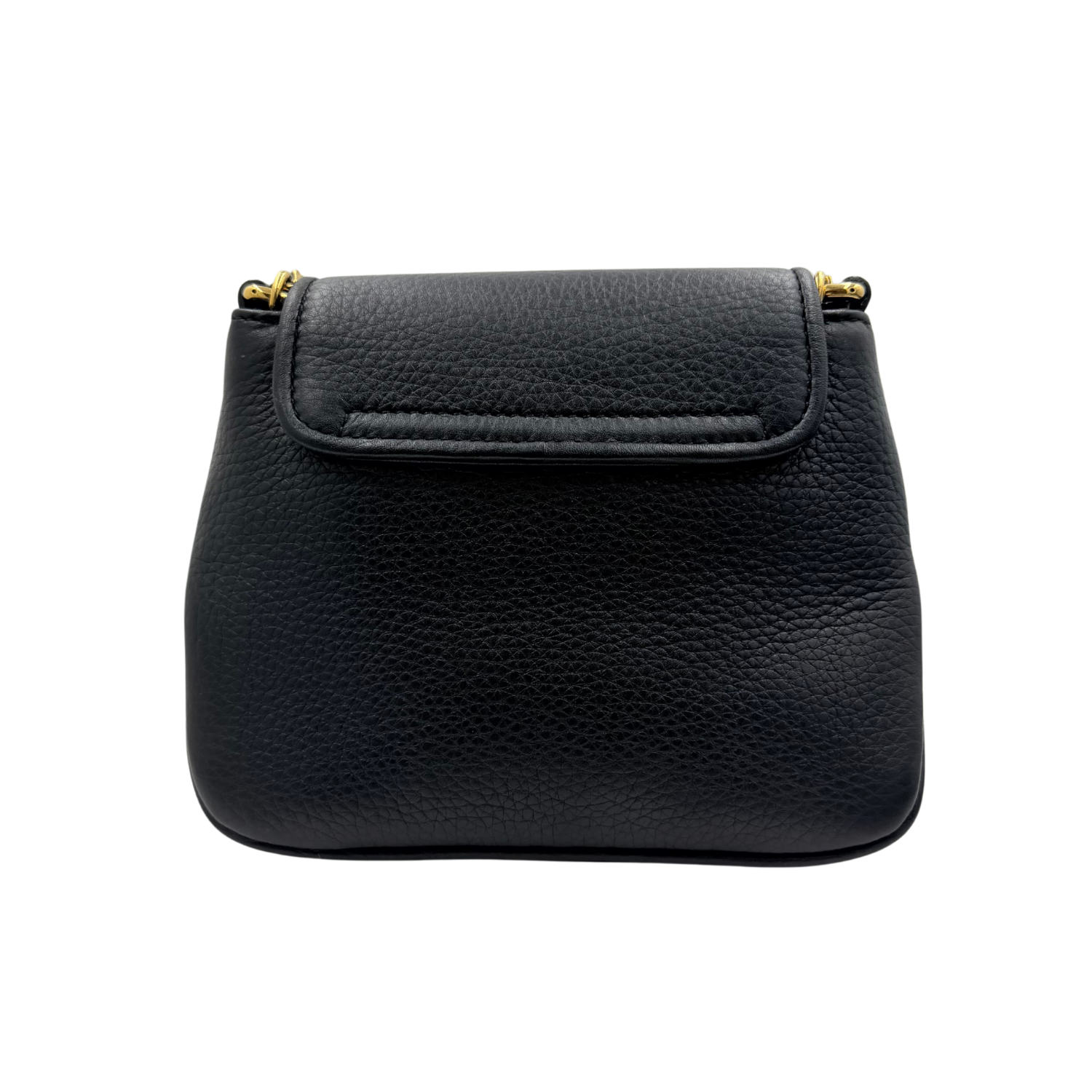 Small Pebbled Calfskin 1973 Shoulder Bag Black