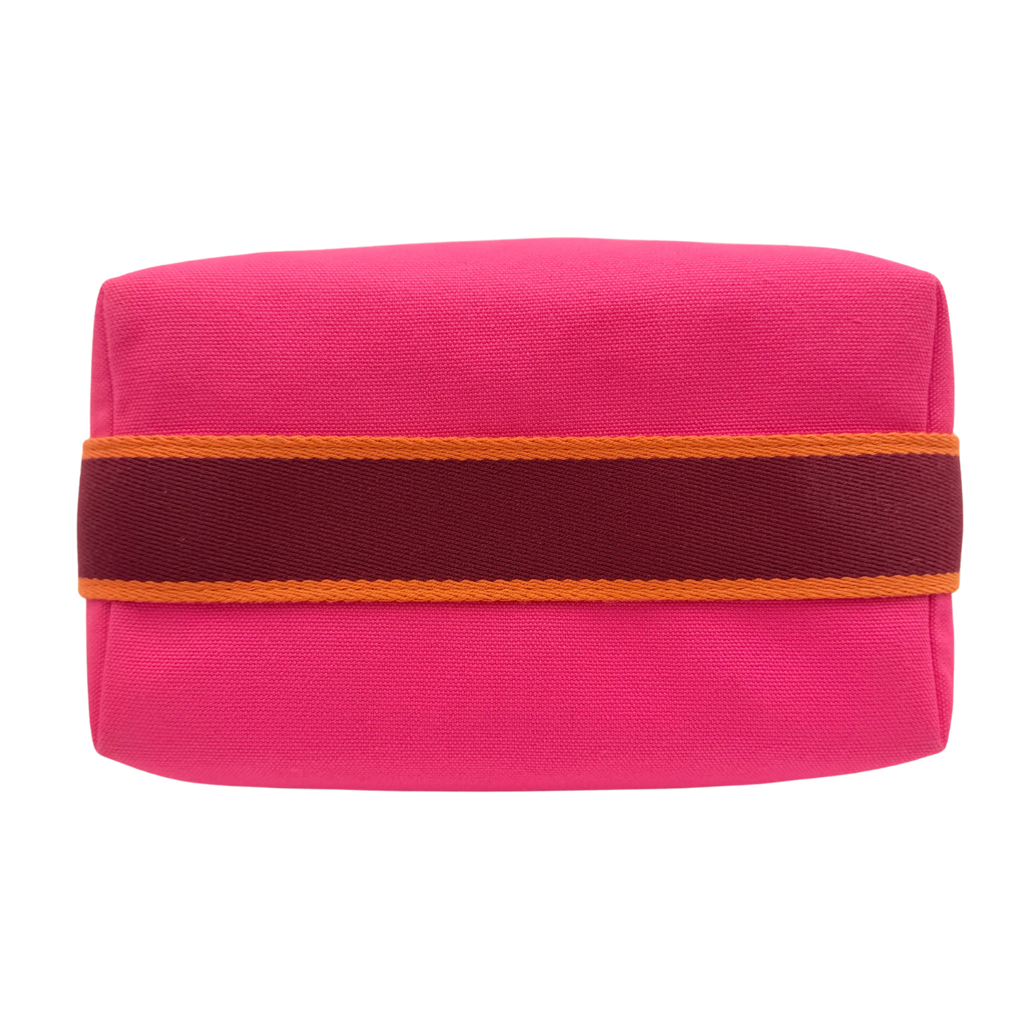 Hermès Small Canvas Bride-A-Brac Pouch Hibiscus