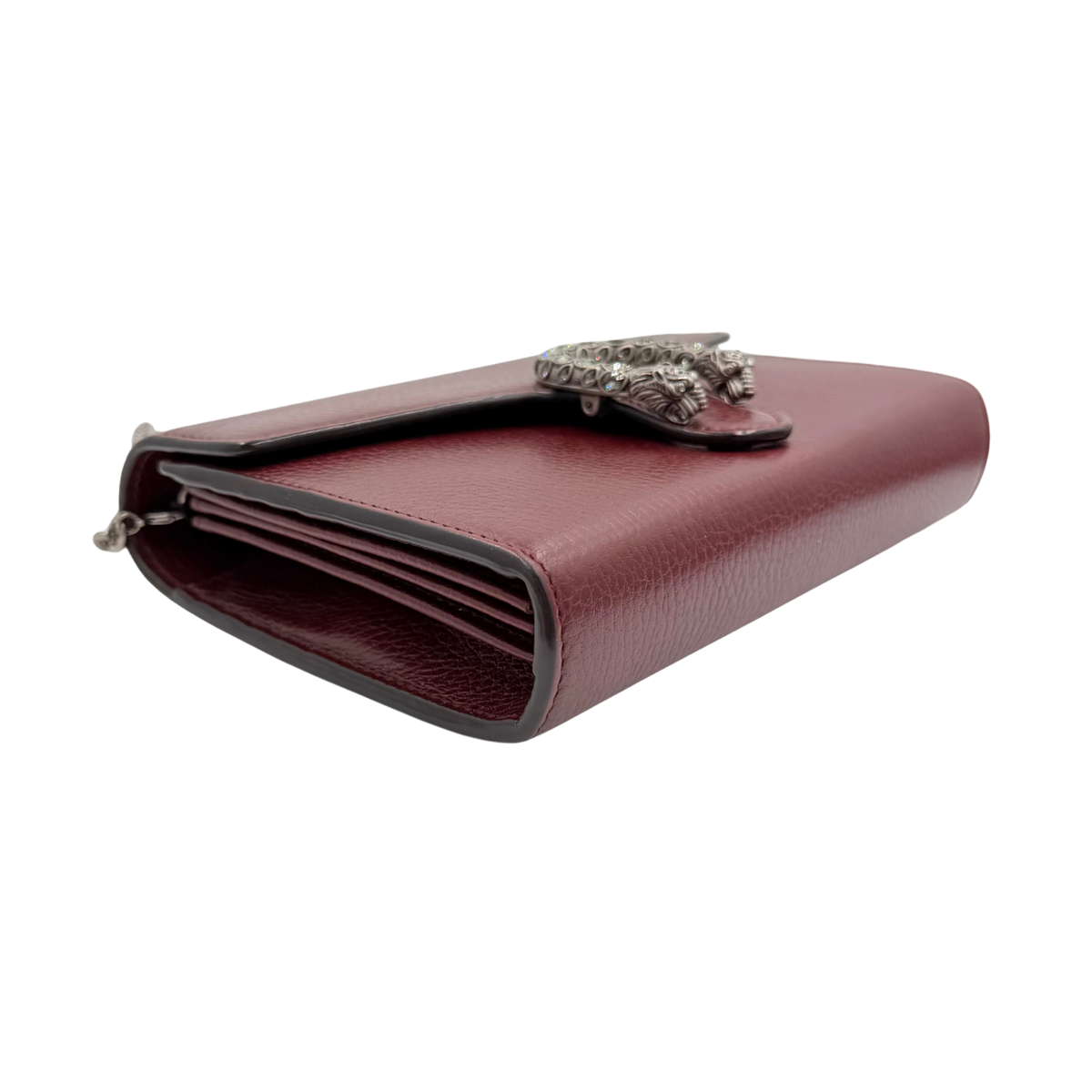 Small Dionysus Wallet on Chain Burgundy