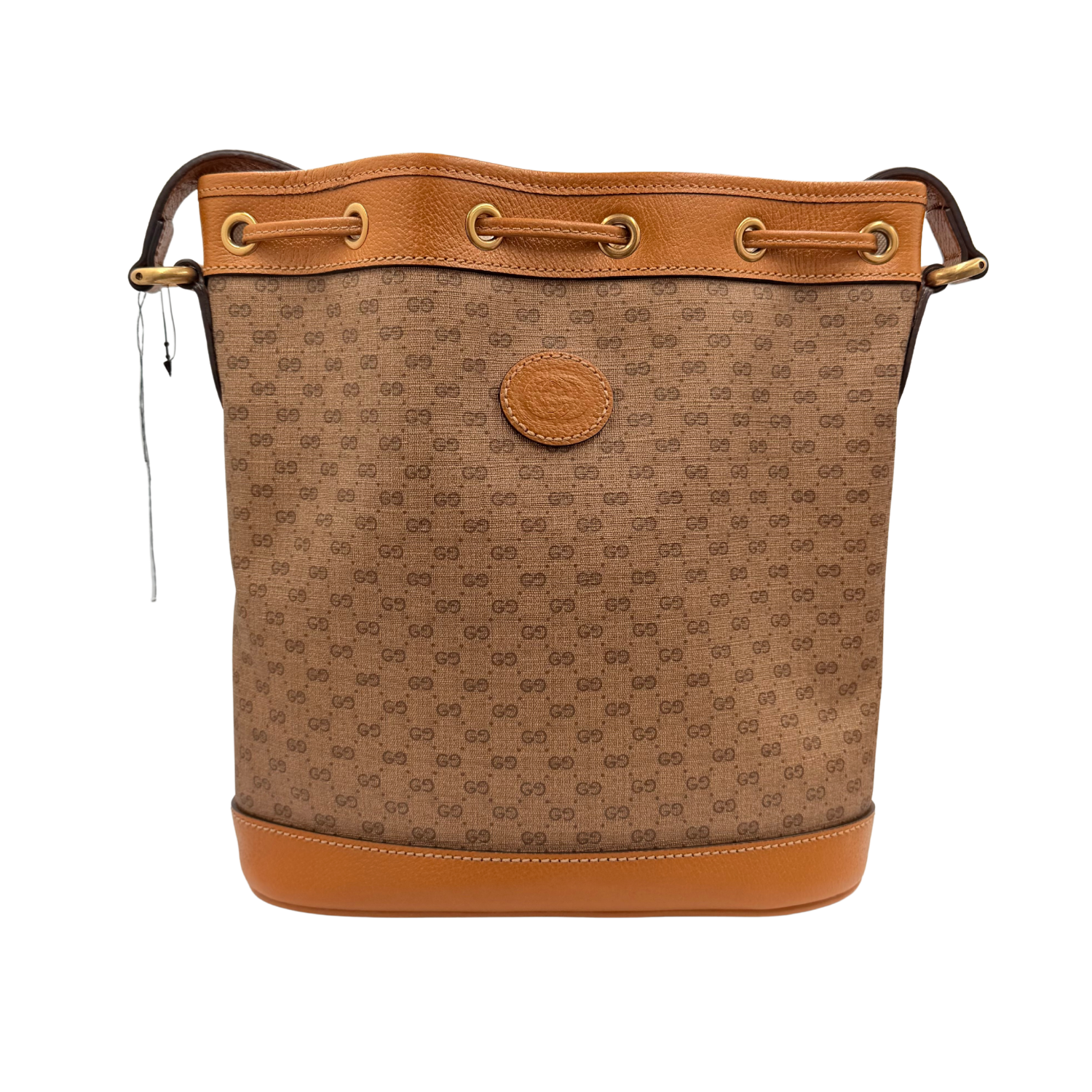 Gucci x Disney GG Supreme Monogram Bucket Bag Beige