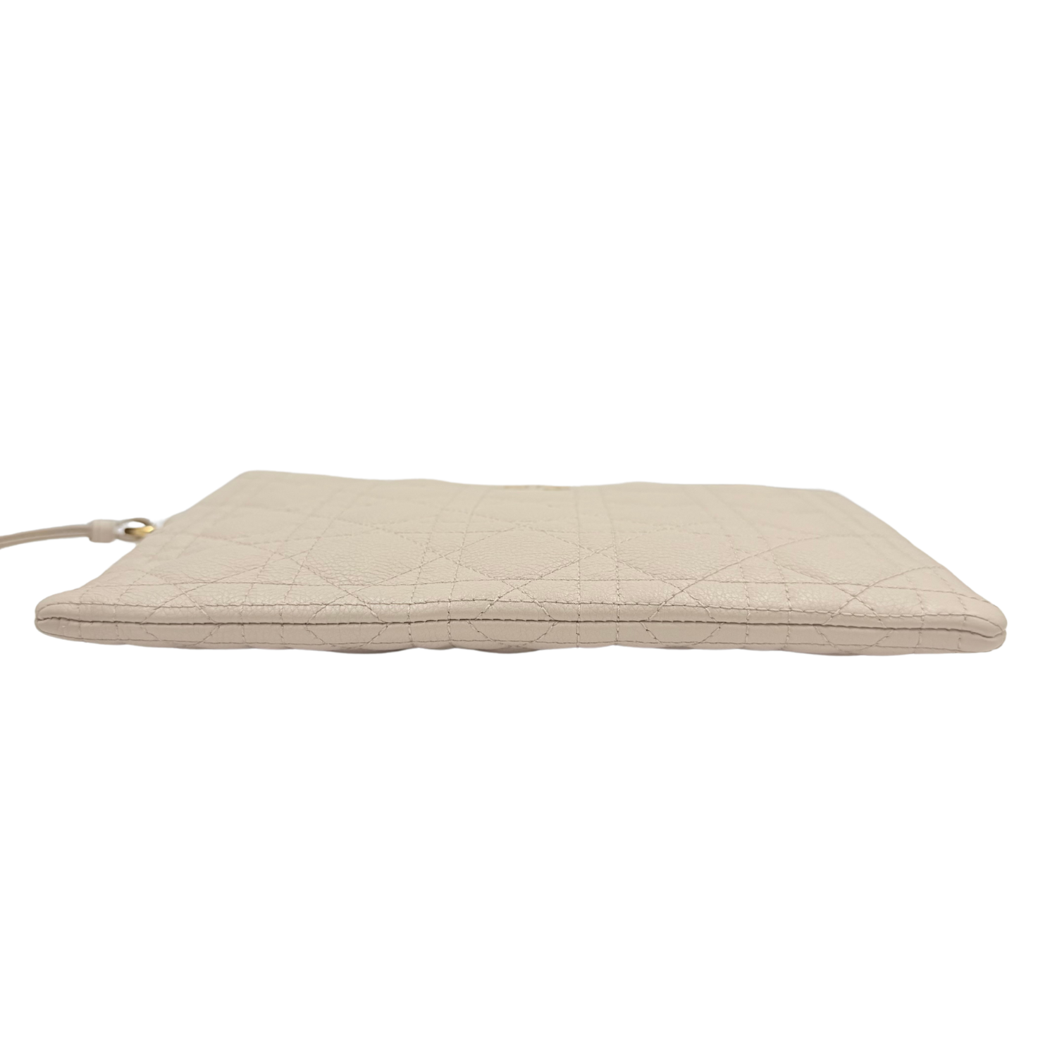 Christian Dior Medium Cannage Daily Pouch Caro Sand