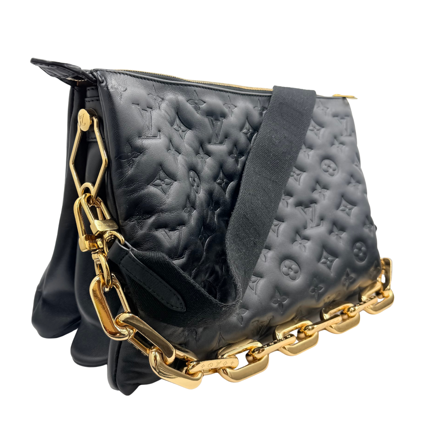 Black Monogram Coussin MM