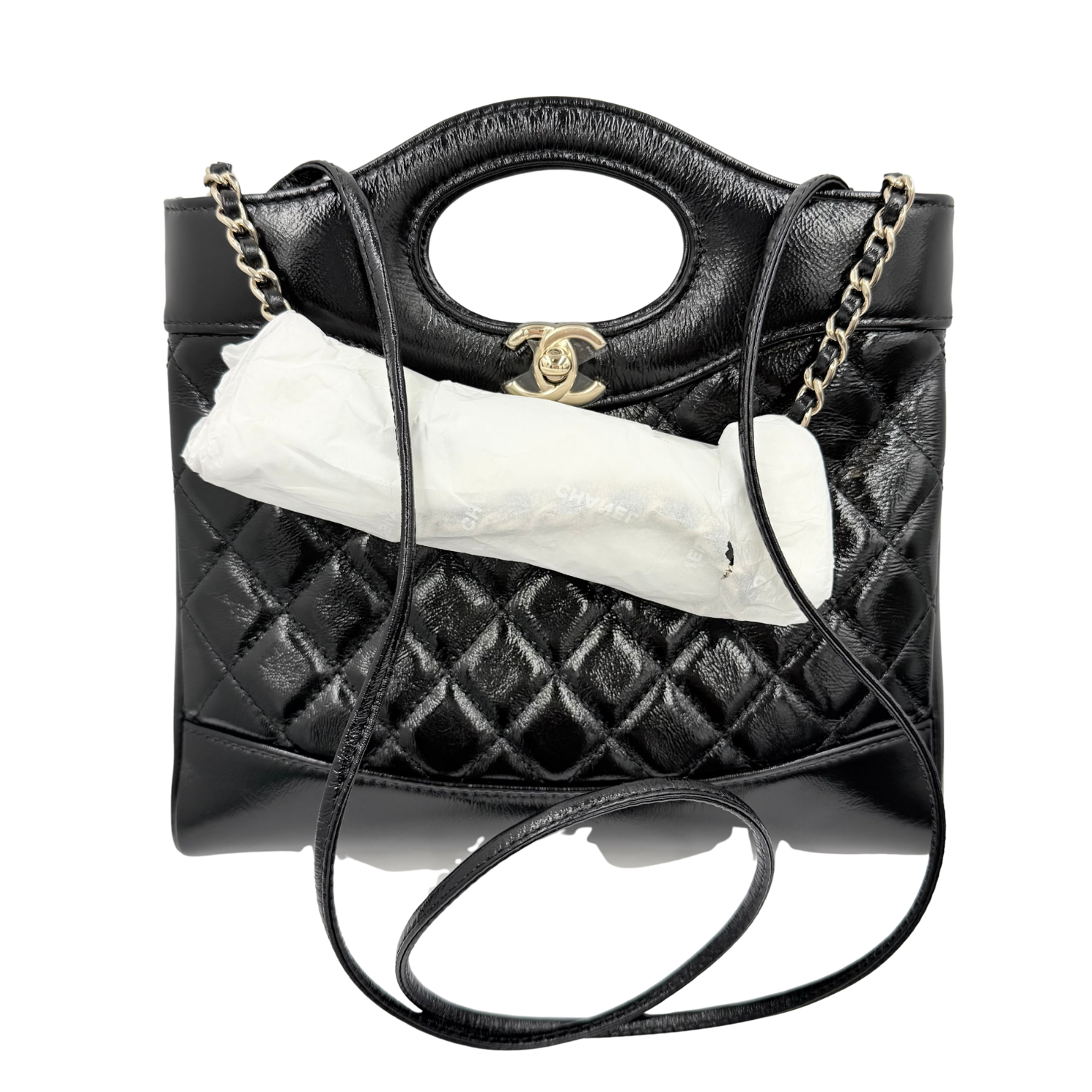 Chanel 31 Mini Shopping Bag Black