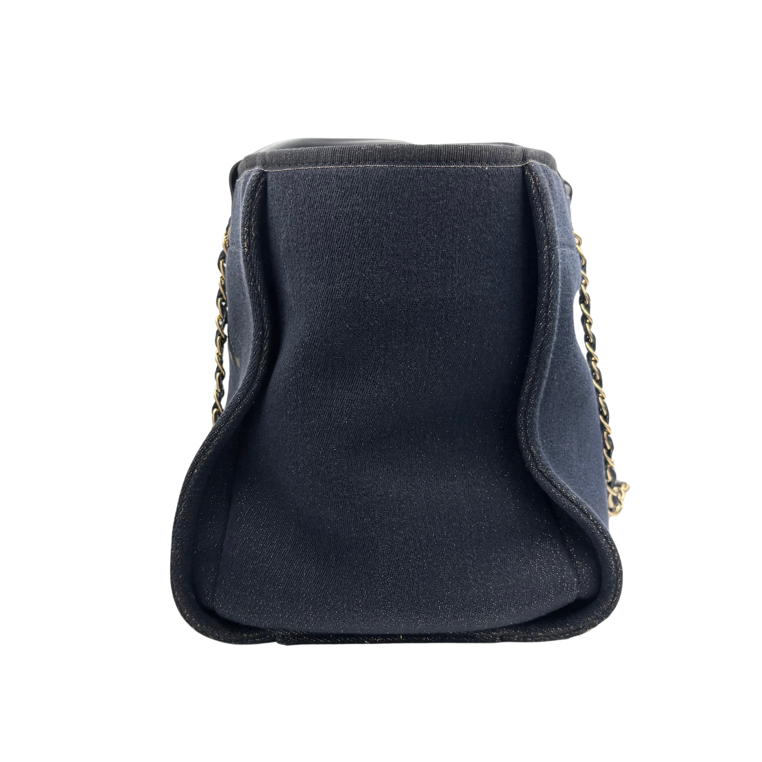 Chanel Medium Deauville Tote Navy