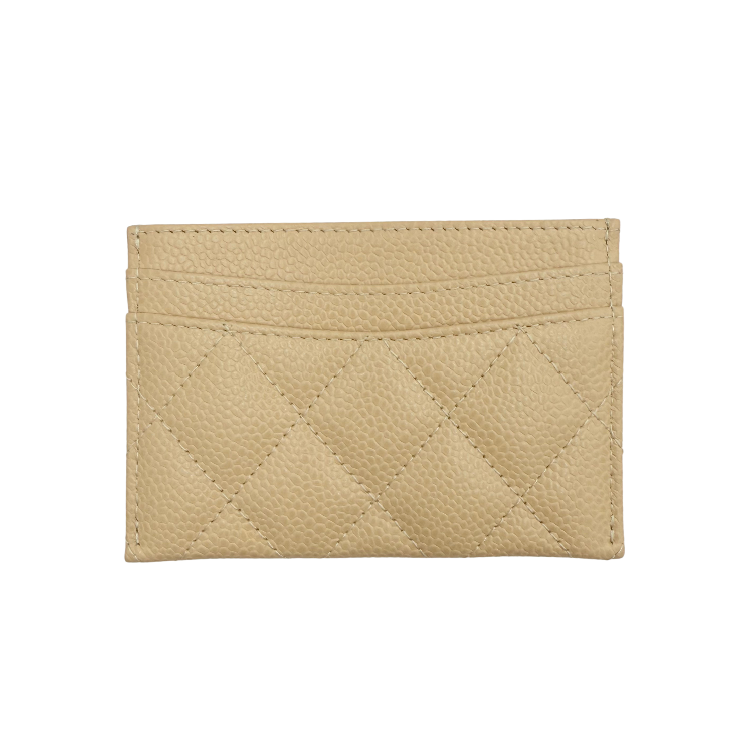 Chanel CC Card Holder Beige