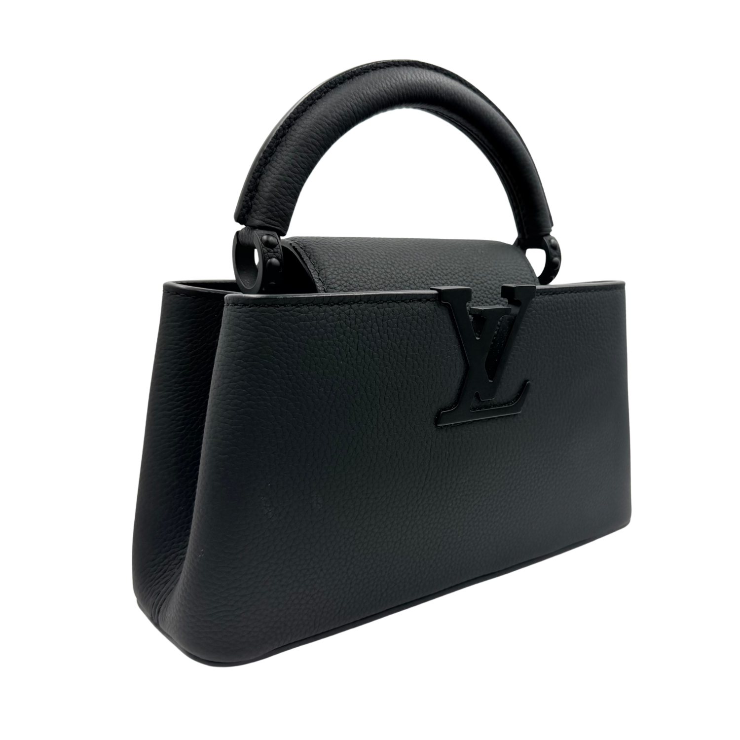 Louis Vuitton Limited Edition Mini Matte Taurillon Black Out Capucine
