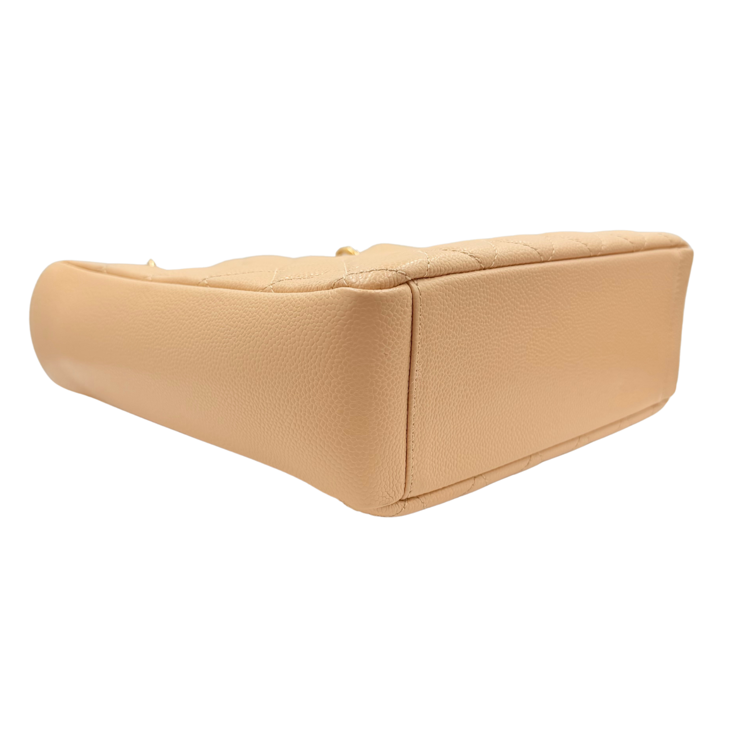 Chanel Petite Shopping Tote Beige
