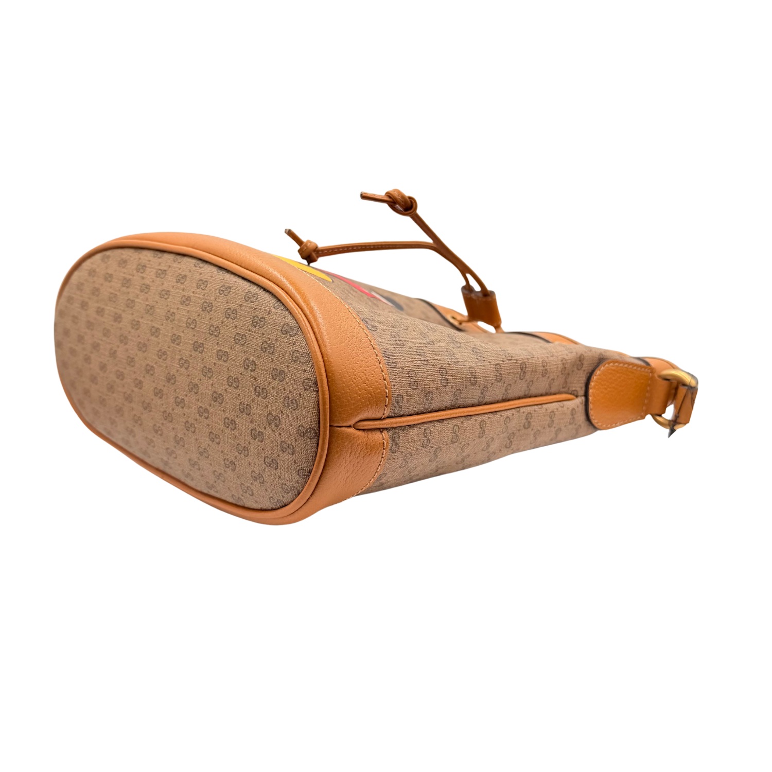 Gucci x Disney GG Supreme Monogram Bucket Bag Beige