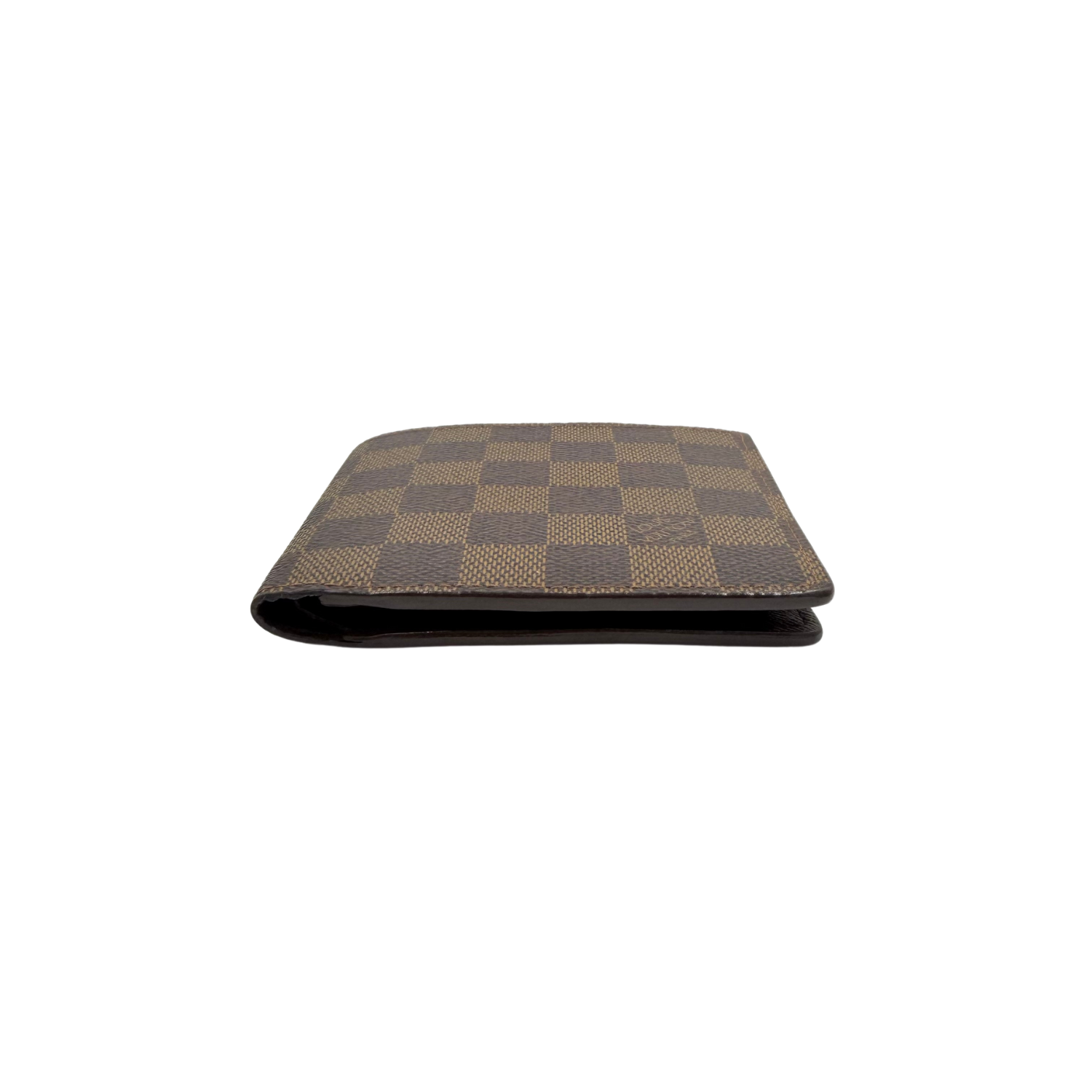 Louis Vuitton Damier Ebene Canvas Marco Wallet Brown