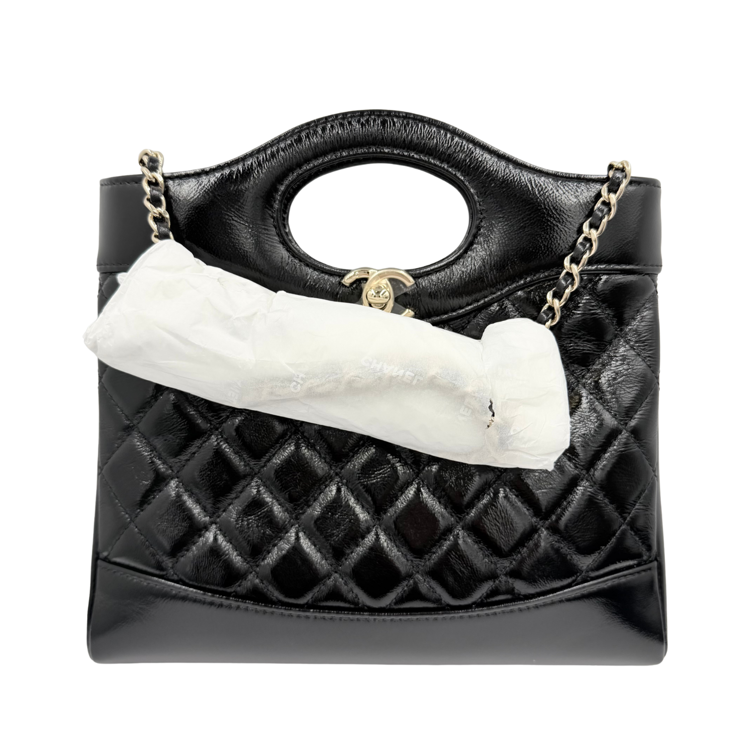 Chanel 31 Mini Shopping Bag Black