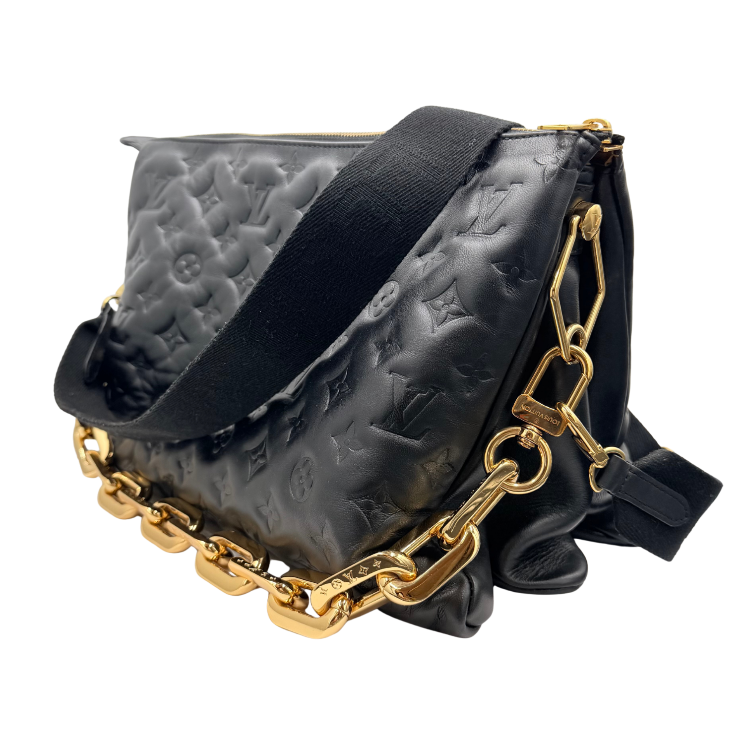Black Monogram Coussin MM