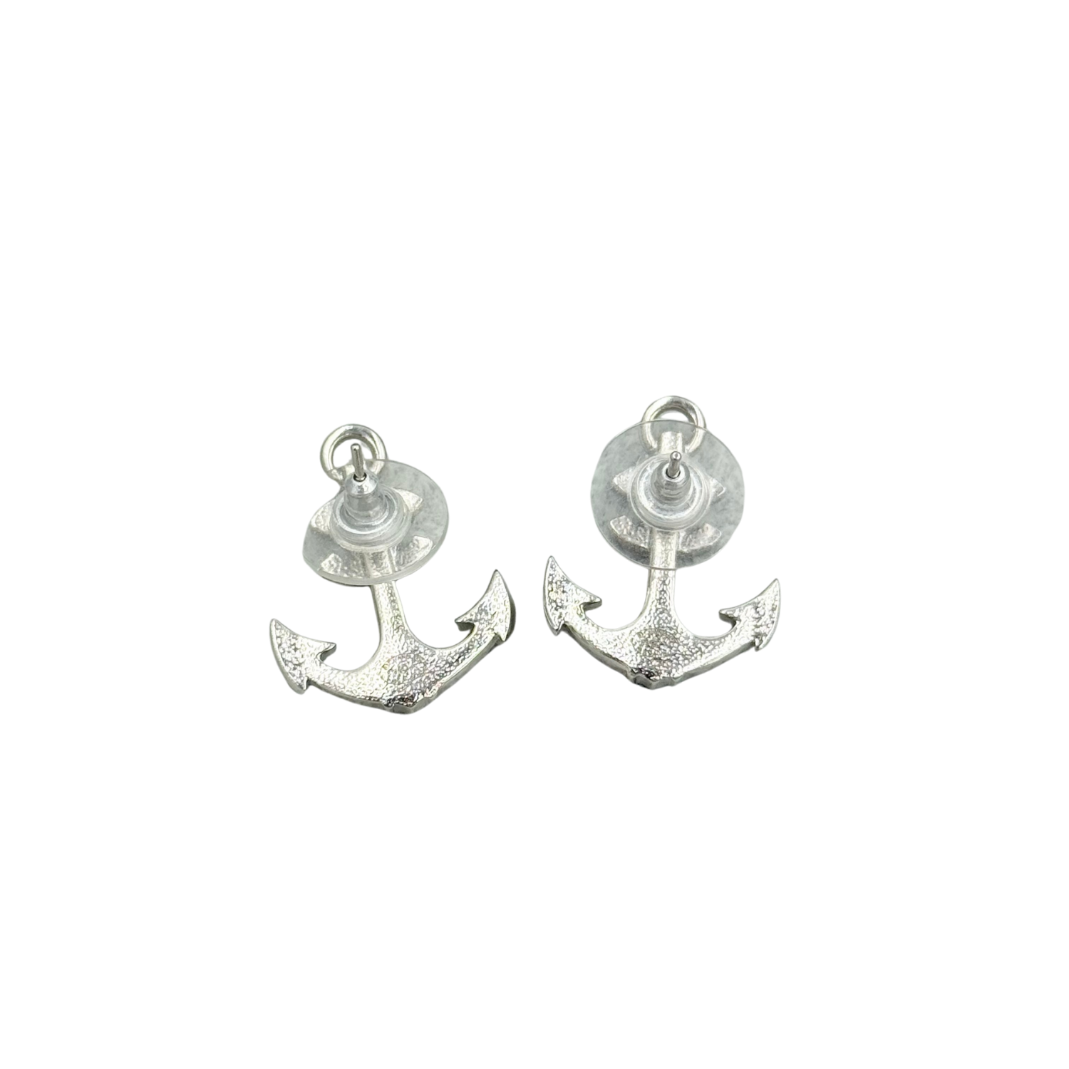 Chanel Limited CC Anchor Metiers D'Arte Earrings Silver