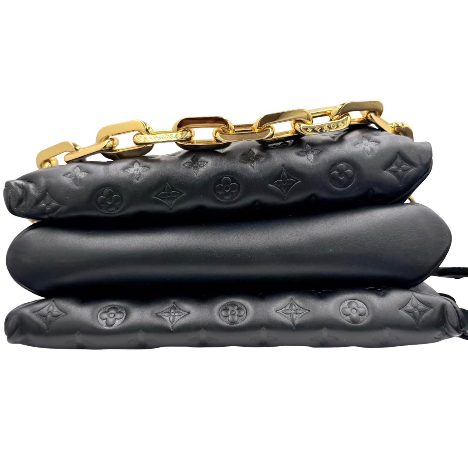 Black Monogram Coussin MM