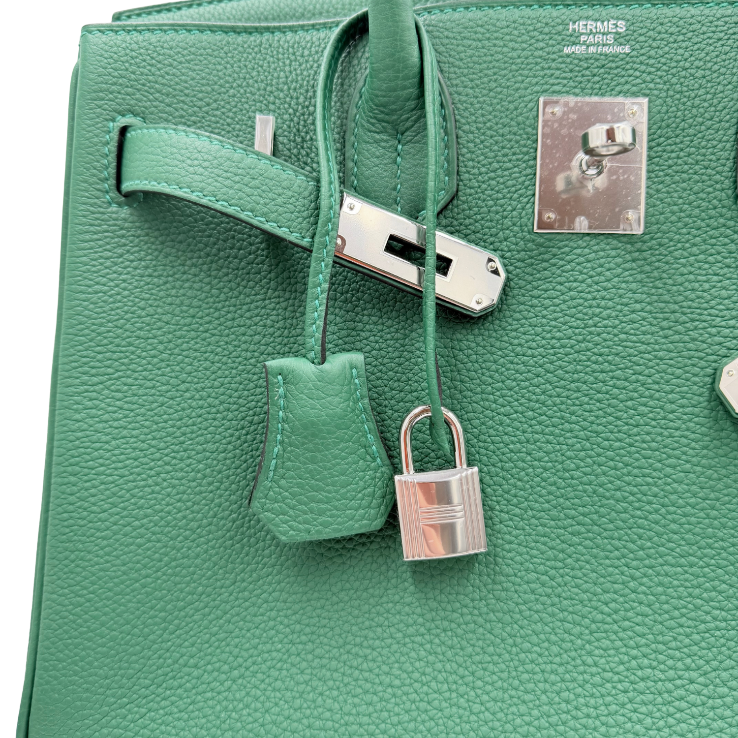 Hermès Birkin 25 Togo Leather in Vert Moyen