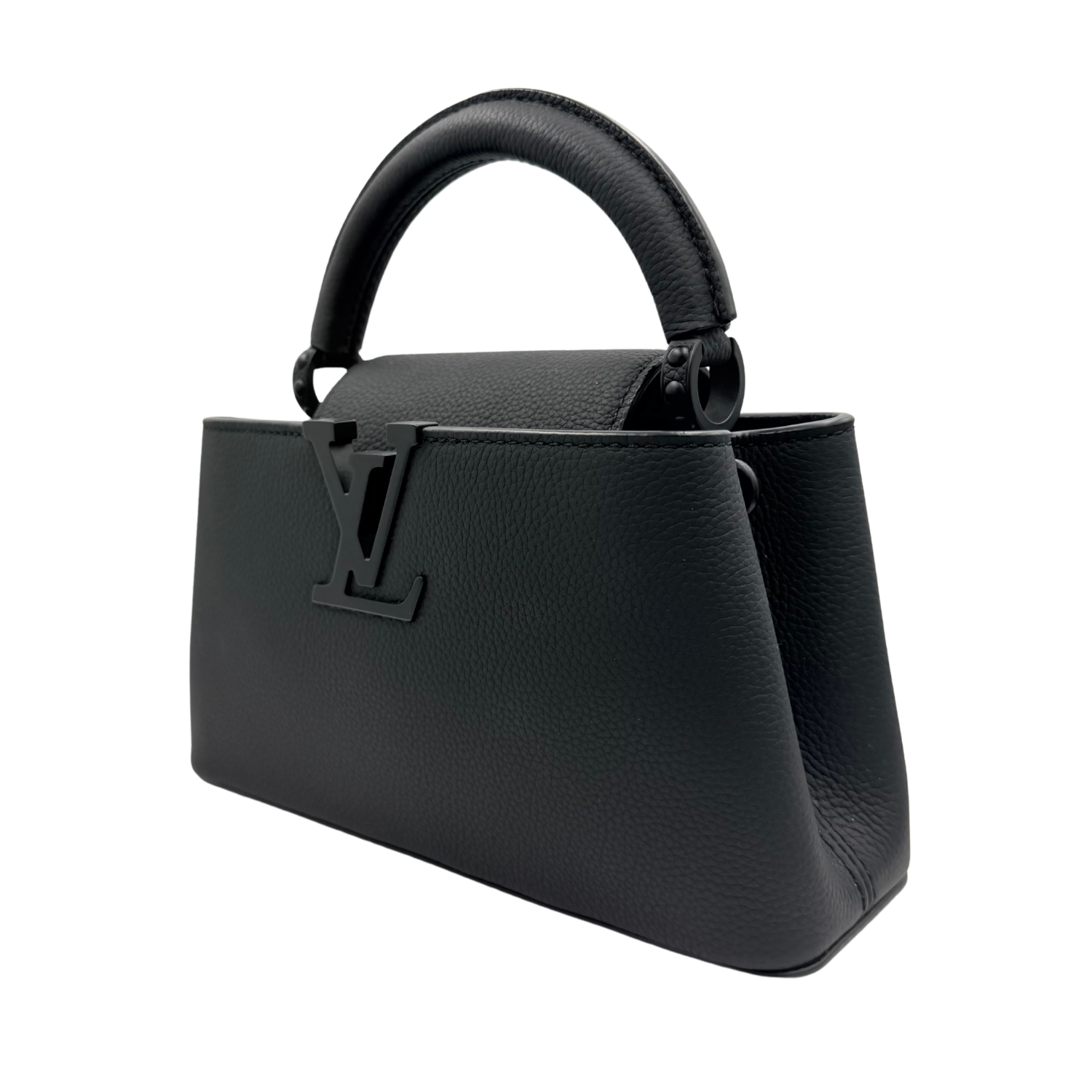 Louis Vuitton Limited Edition Mini Matte Taurillon Black Out Capucine