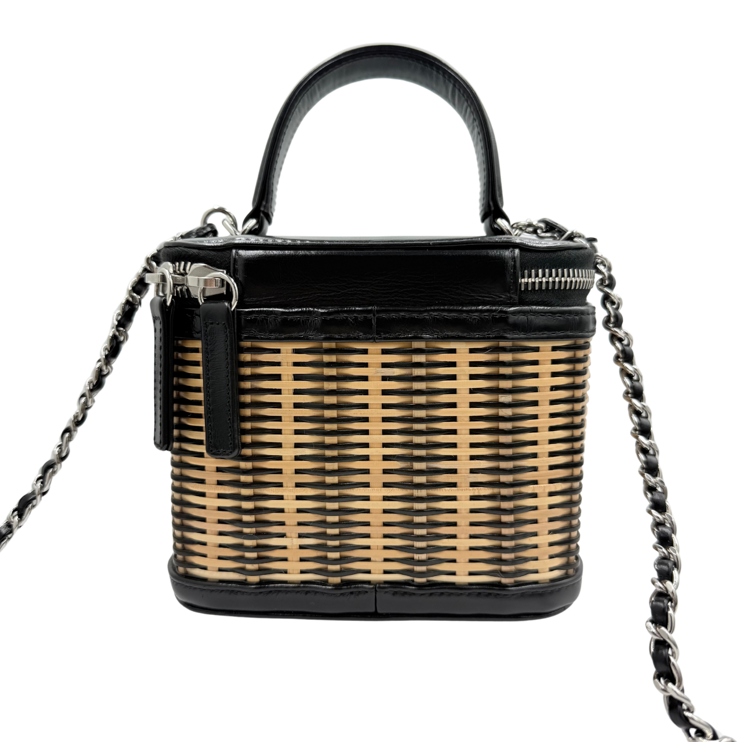 Chanel Small Take Away Wicker Vanity Case