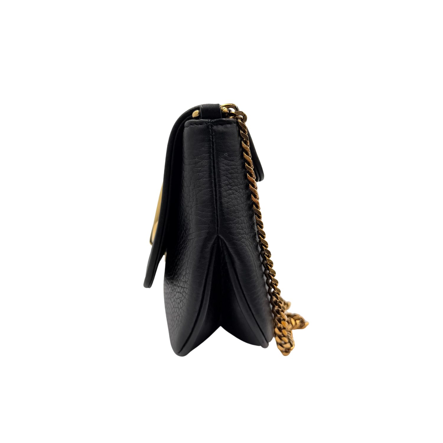 Small Pebbled Calfskin 1973 Shoulder Bag Black