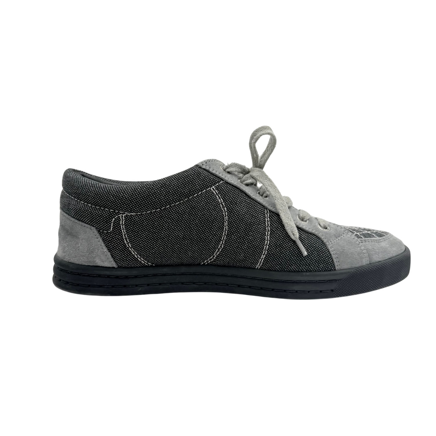 Chanel Cloth Trainers Grey