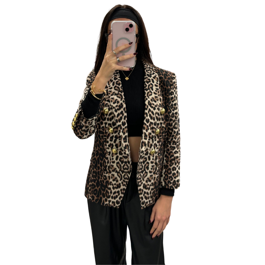 Veronica Beard Leopard Blazer