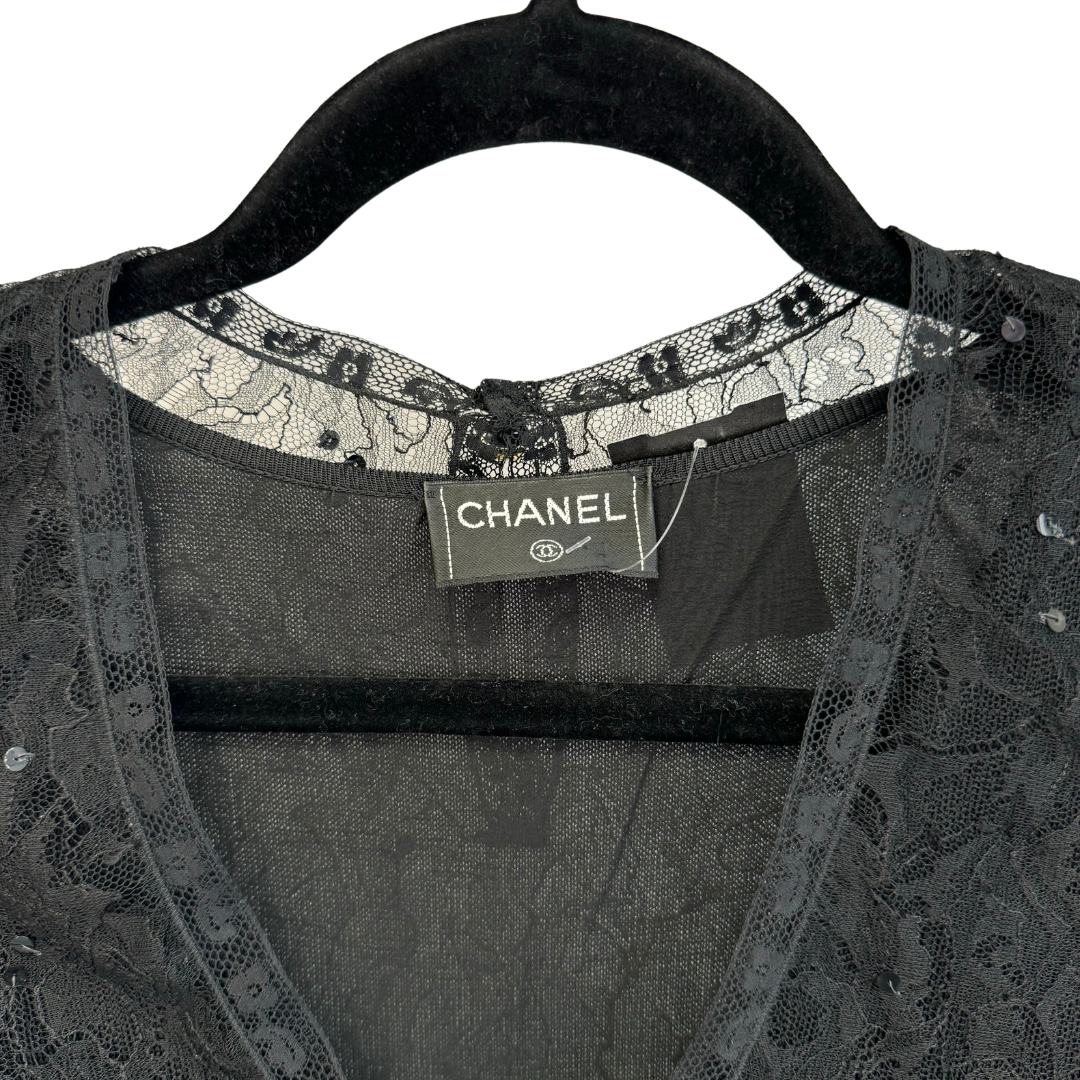 Chanel Sequin Lace Dress