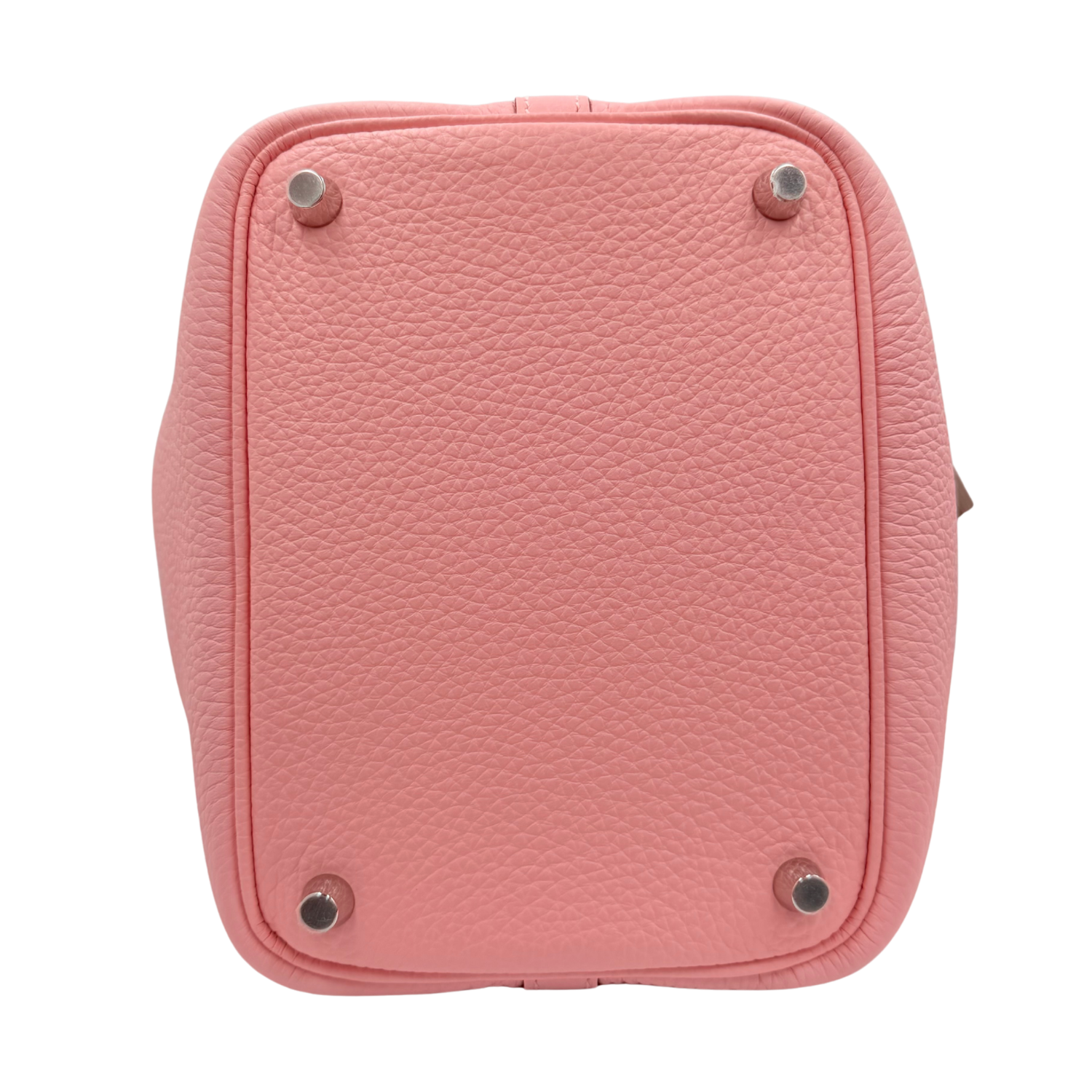 Hermès Picotin Lock 18 Clemence Leather with Palladium Hardware Rose Sakura