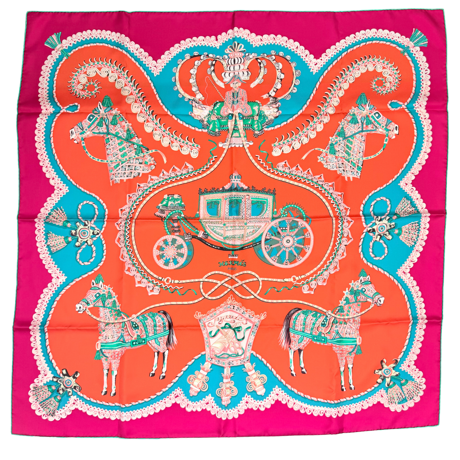 Hermès Paperoles Silk Scarf