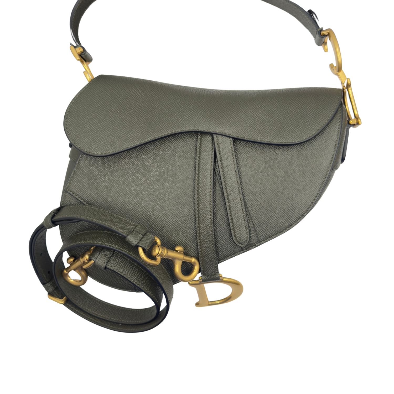 Christian Dior Saddle Bag Army Green