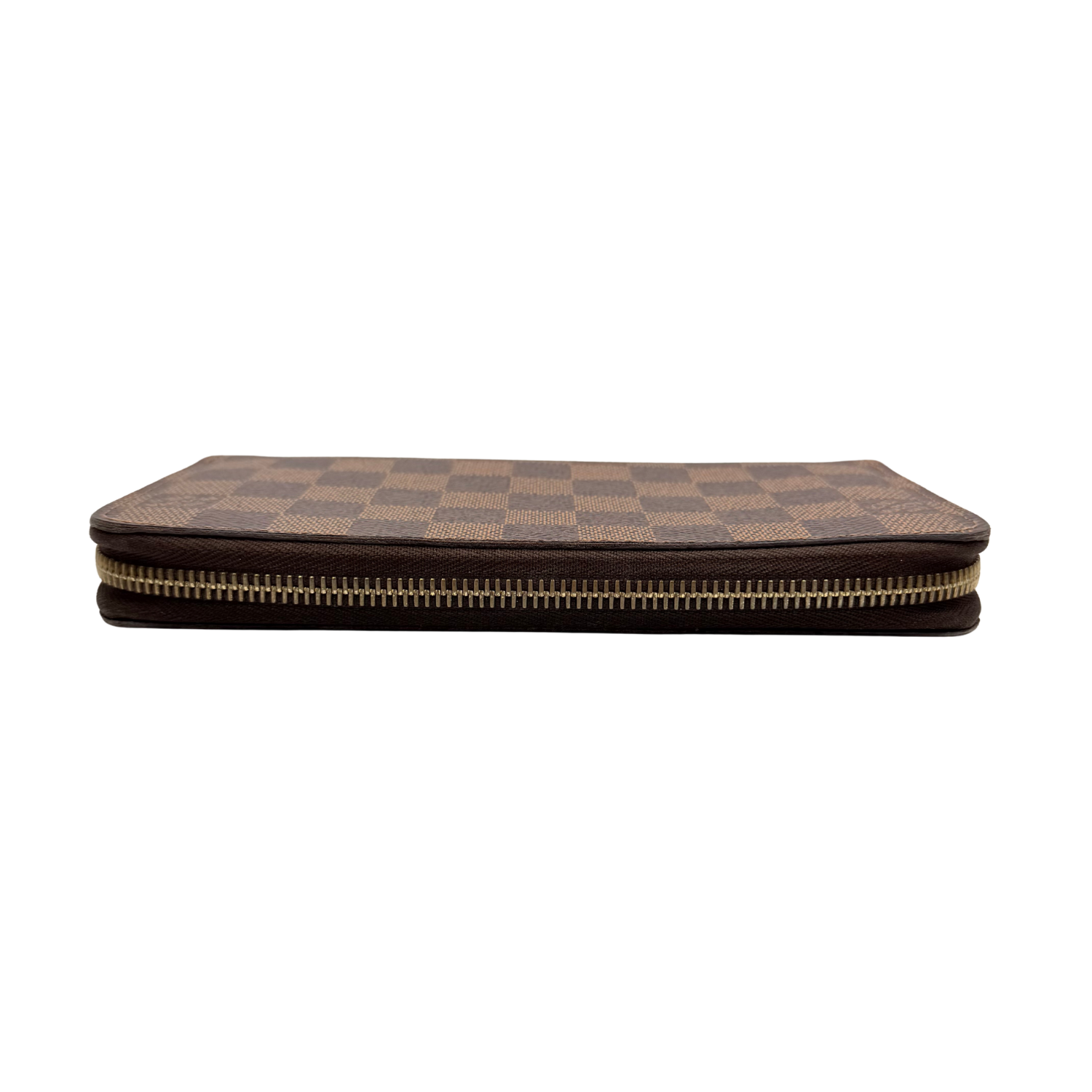 Louis Vuitton Damier Ebene Zippy Wallet Brown