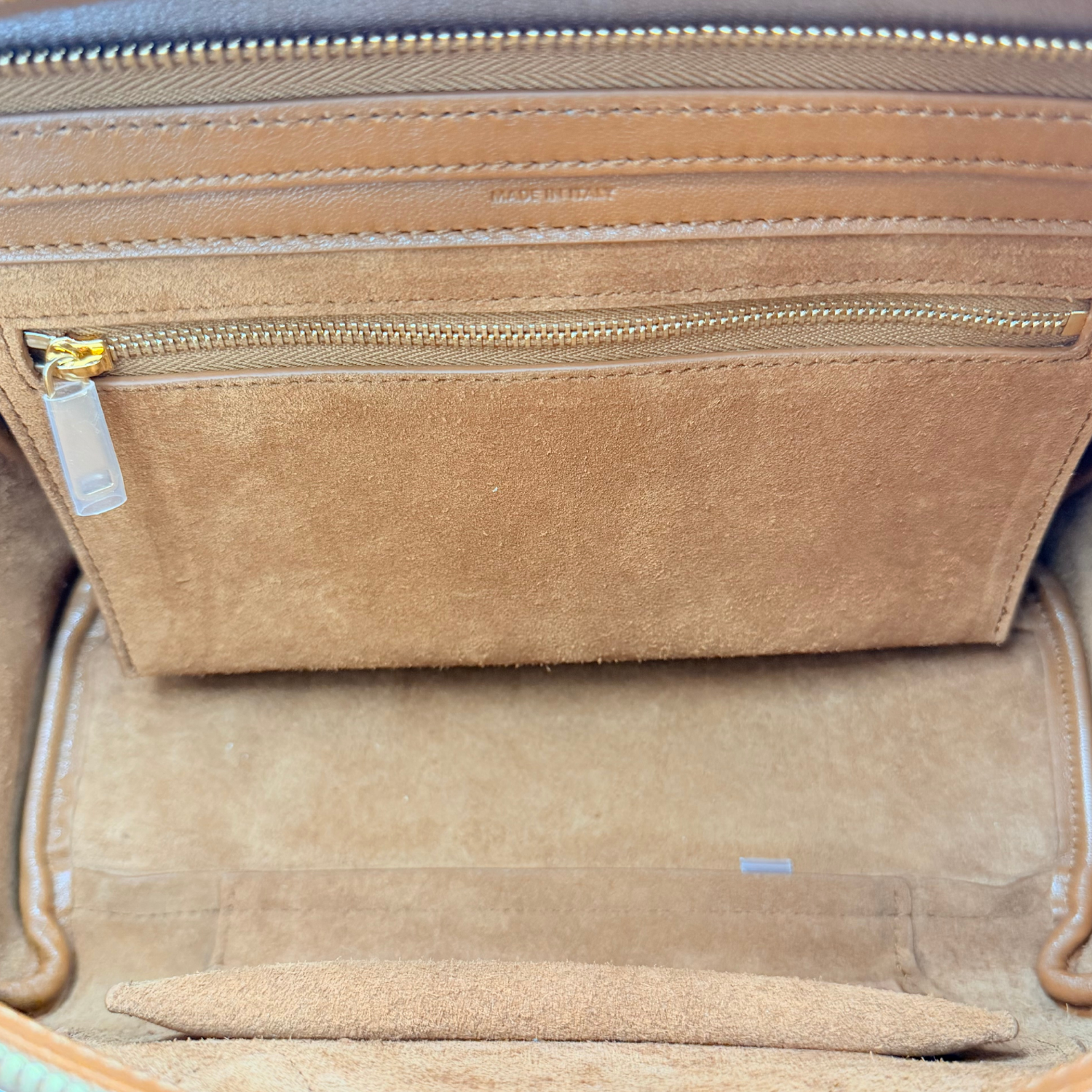 Small New Luggage Bag Soft Tan