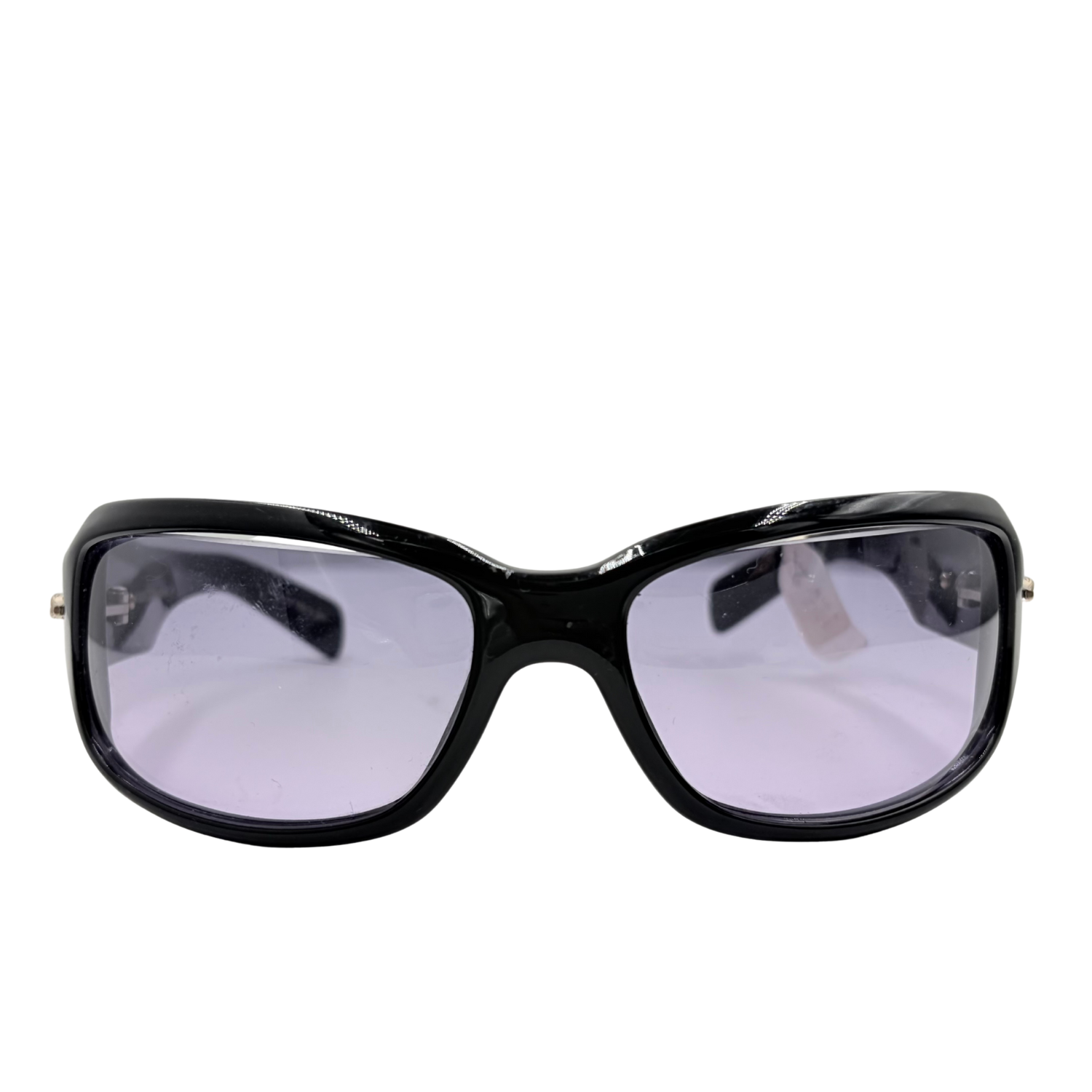 Kieselstein-Cord Poker Face Oversize Wrap Silver Alligator Sunglasses