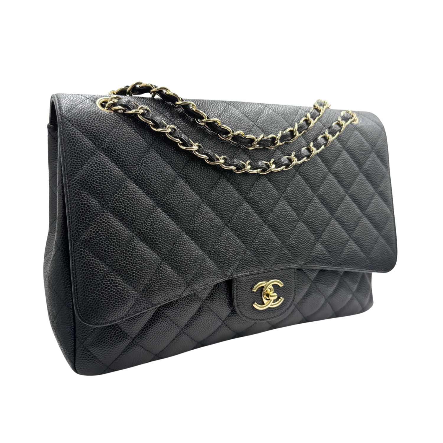 Chanel Classic Maxi Single Flap Black
