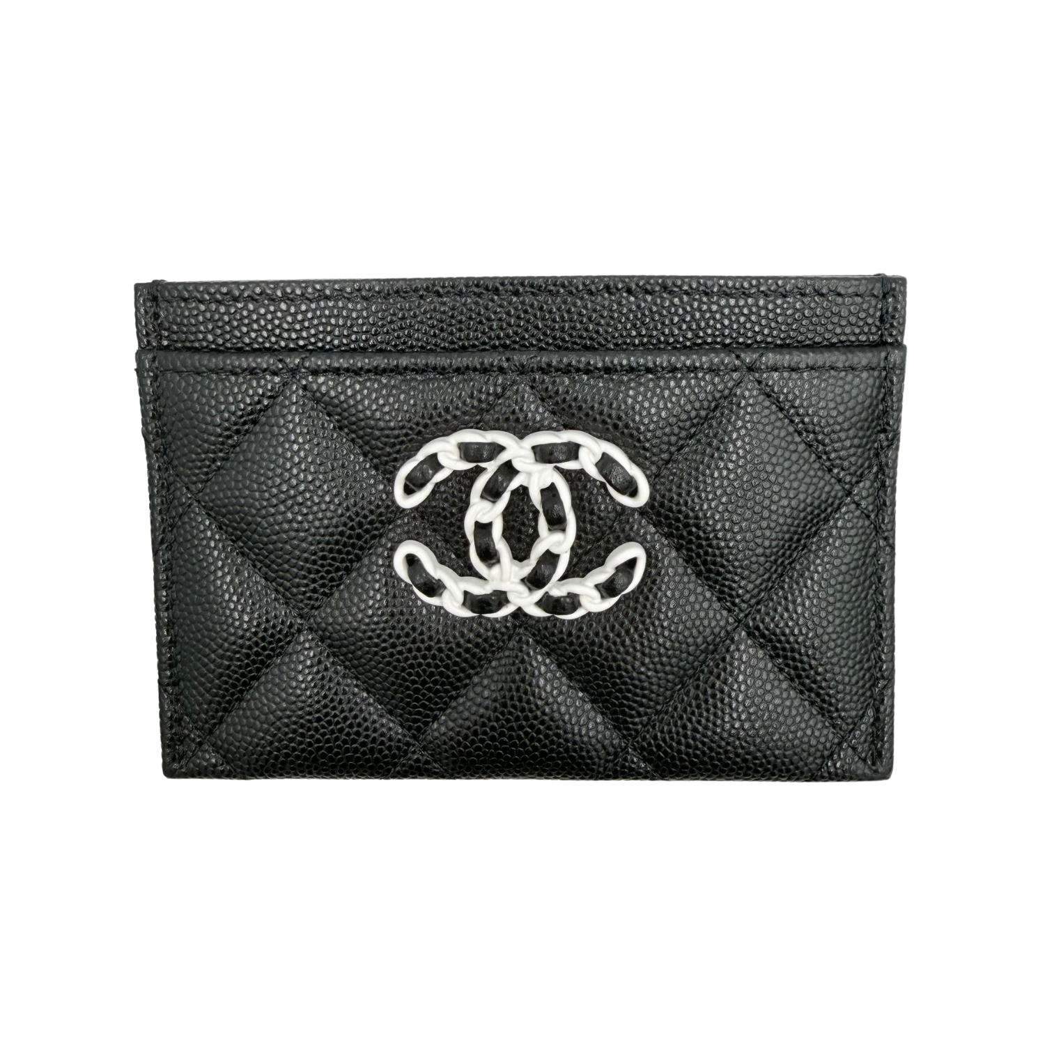 Chanel 2024 O-Card Holder Card Holder Black