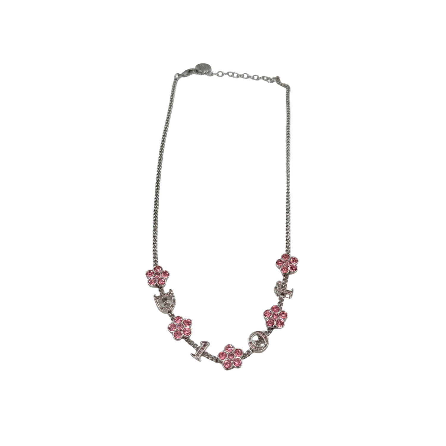 Crystal Dior Flower Choker Necklace