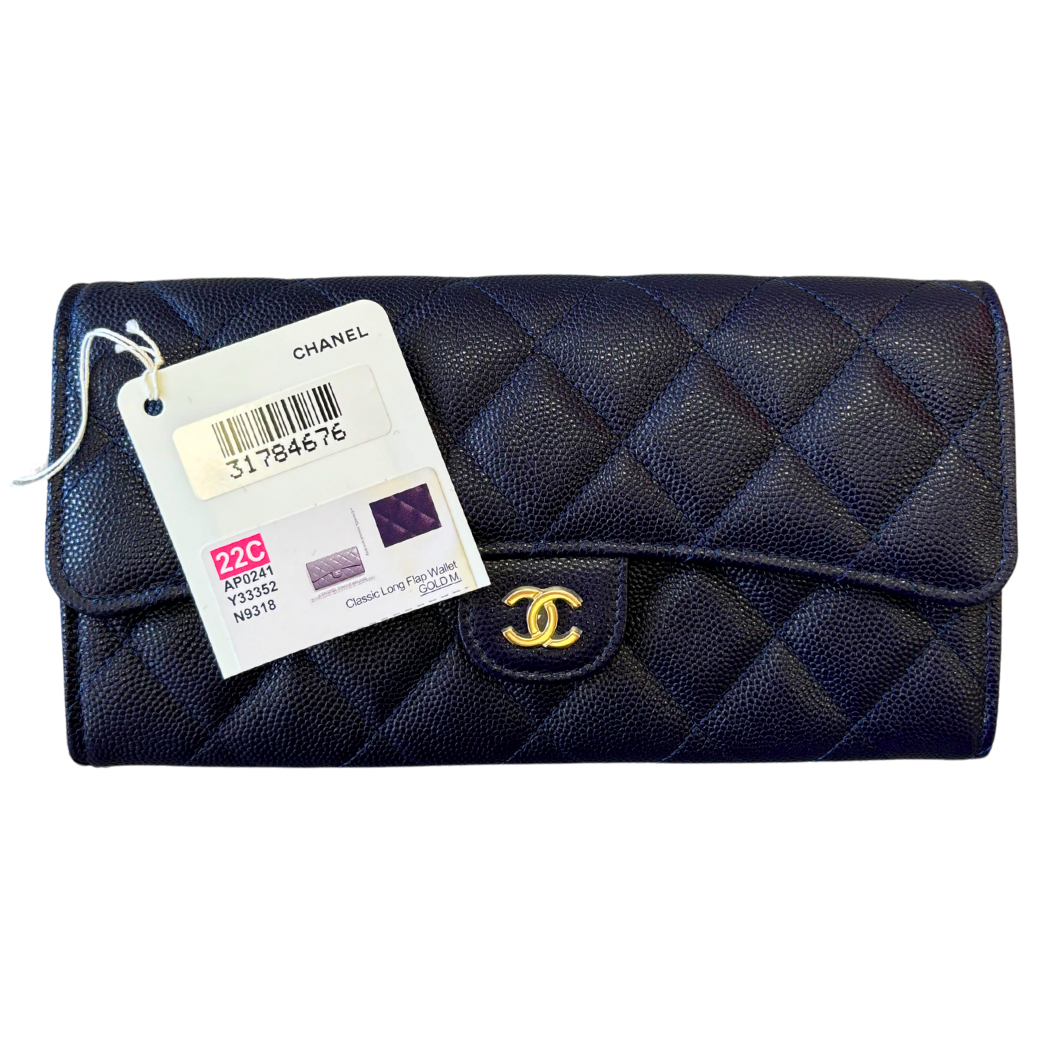 Chanel Gusset Flap Wallet