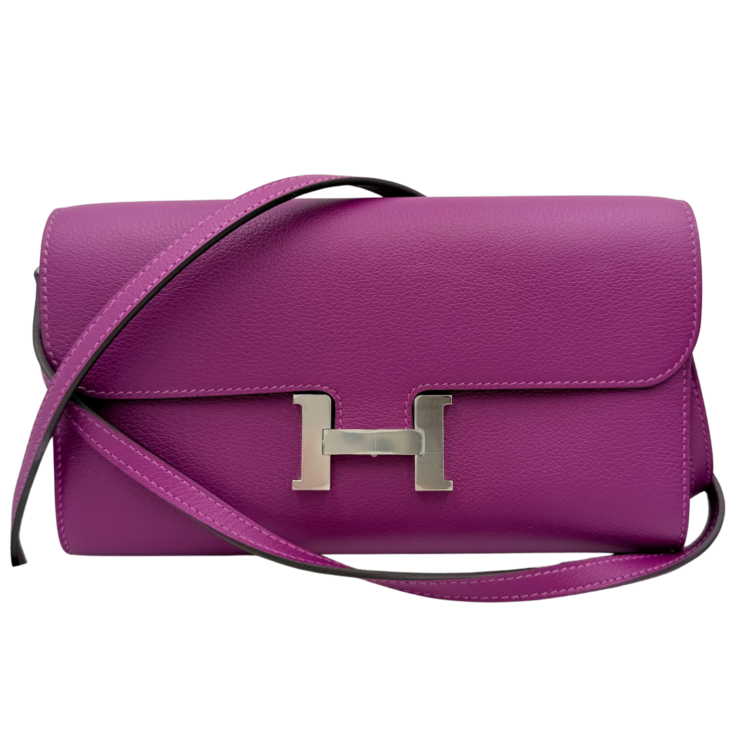 Hermès Evercolor Constance Wallet To Go Anemone