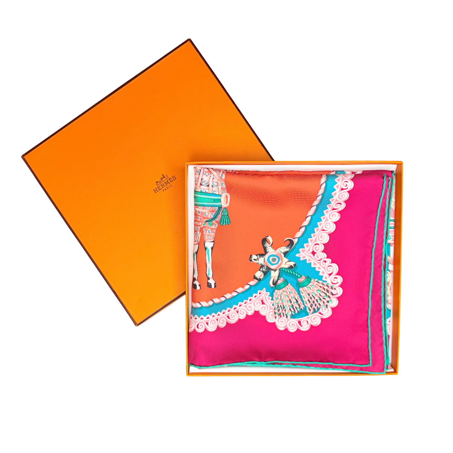 Hermès Paperoles Silk Scarf
