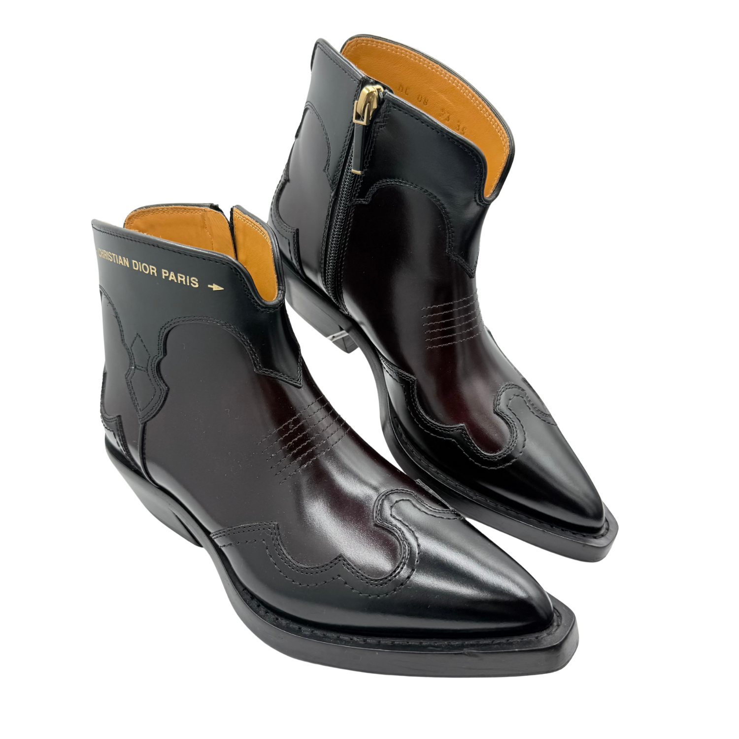 Christian Dior Western Boots Deep Amaranth