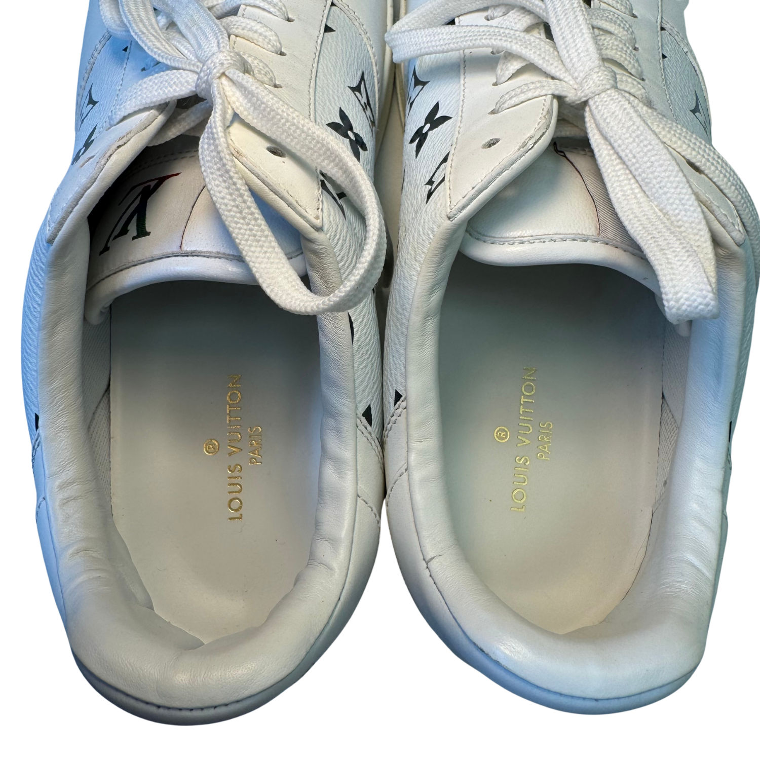 Louis Vuitton Rivoli White Leather Sneakers