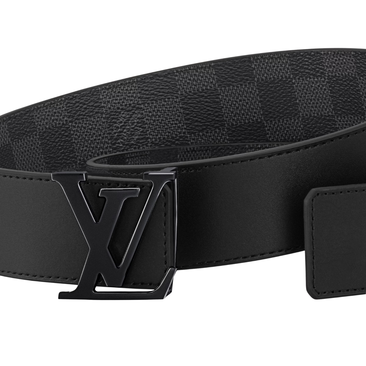 Louis Vuitton LV Damier 40mm Belt Graphite