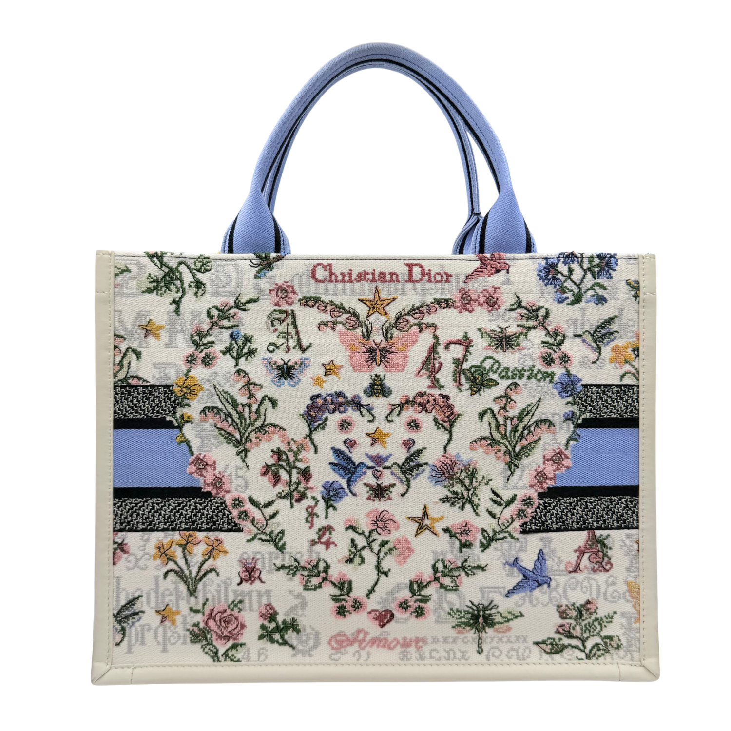 Medium Dioramour 47 Passion Book Tote With Strap and Bucket Hat Set