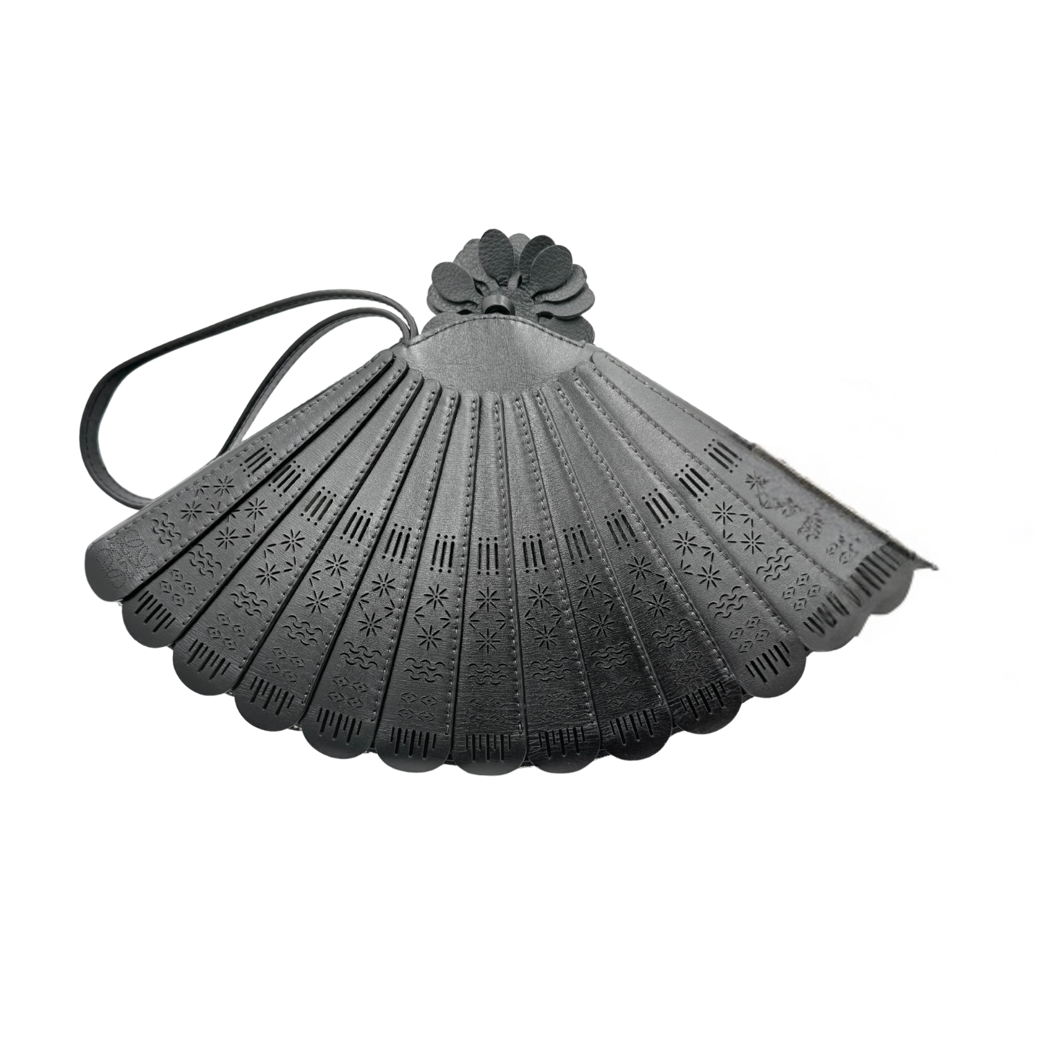 Loewe x Paula Ibiza Small Limited Fan Clutch Black
