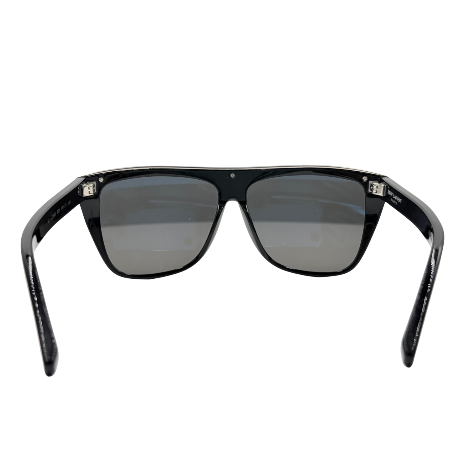 Yves Saint Laurent Flat Top Square Sunglasses Black