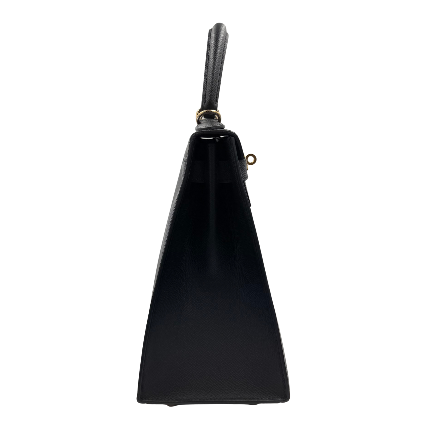 Kelly 28 Epsom Sellier Black Gold Hardware