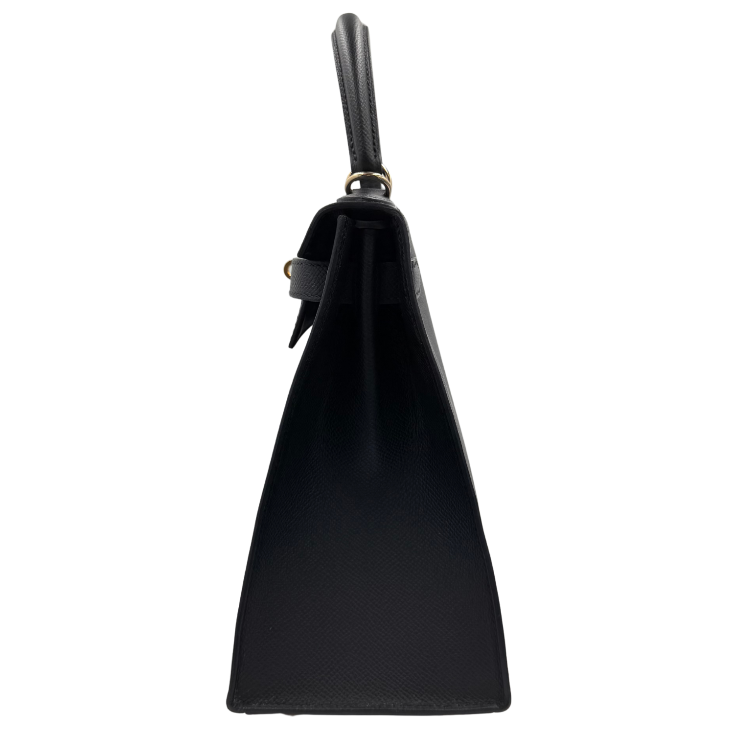 Kelly 28 Epsom Sellier Black Gold Hardware