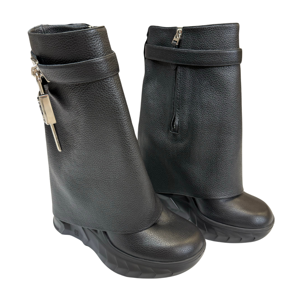 GIVENCHY Sharklock leather ankle boots シャークロック Givenchy Shark Lock Ankle Boots in Leather | Saks Fifth Avenue