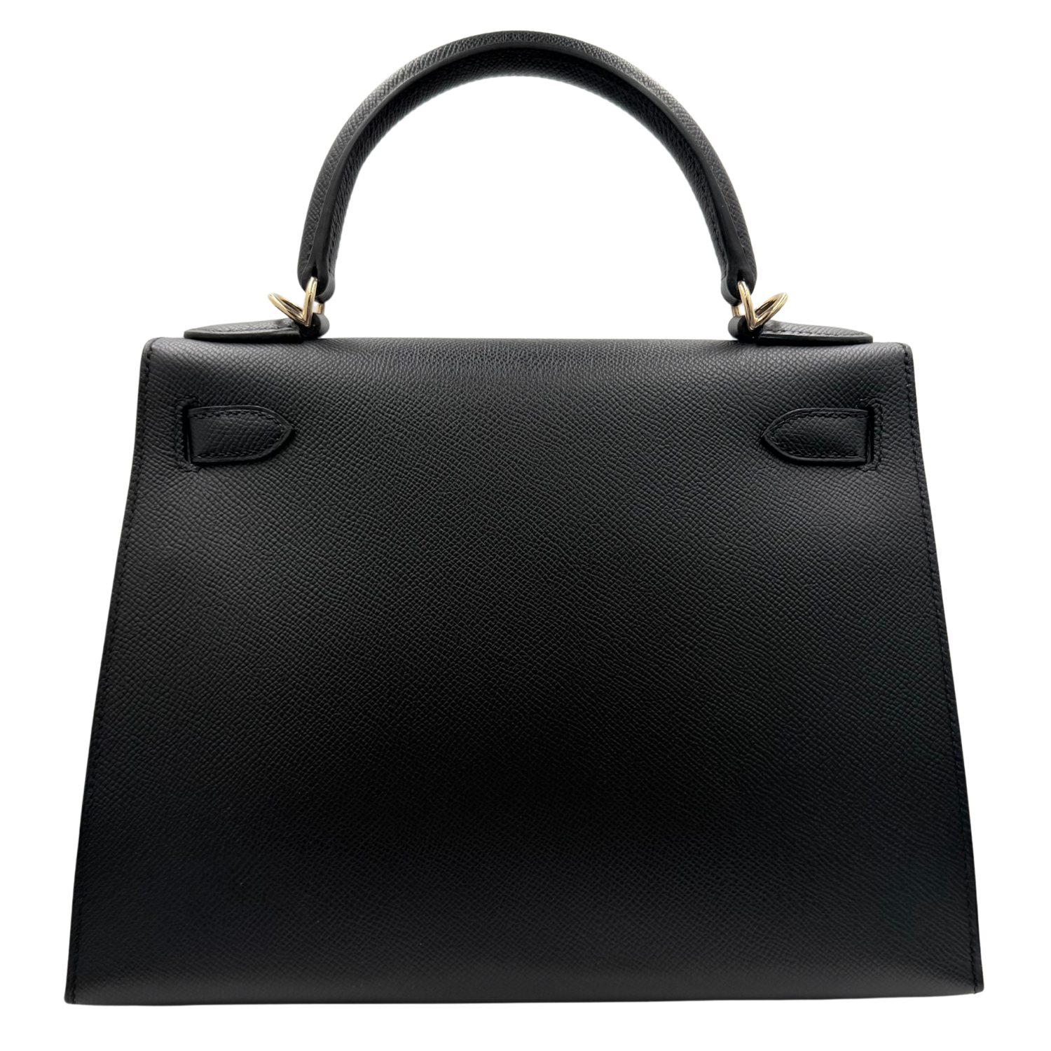 Kelly 28 Epsom Sellier Black Gold Hardware